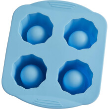 Moldes inovadores de silicone azul de qualidade alimentar para bebidas congeladas, multiuso para sua próxima festa, simplificam a criação de