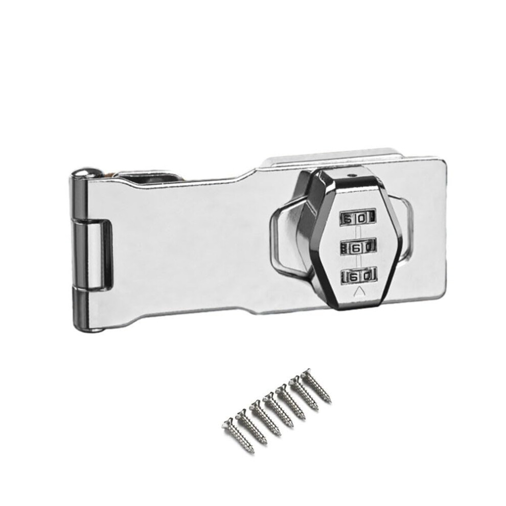 Password Protection Lock For Cabinets Zinc Alloy Cabinet Lock 3 Inch Silver Multifunctional Door Lock 9339159088609