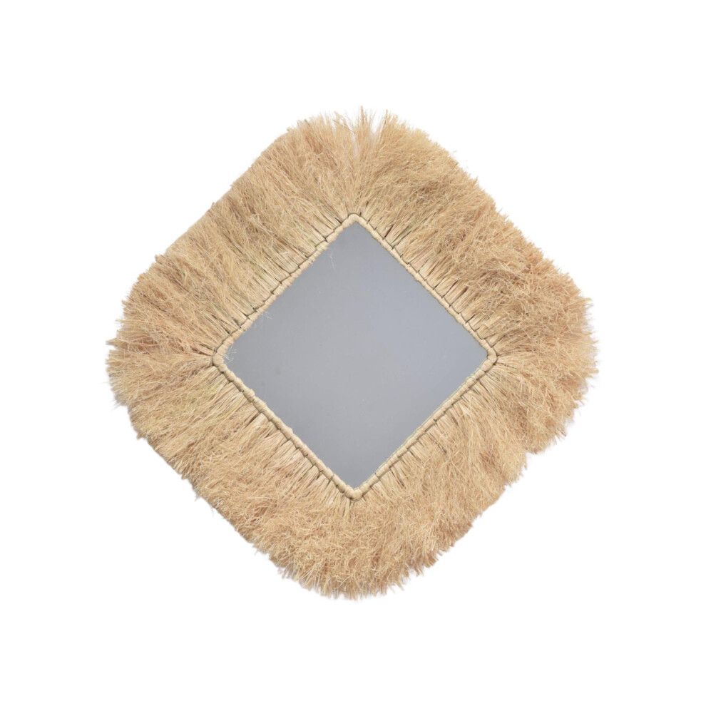 Boho Mirror Wall Art Decor Relaxing Atmosphere Stand Out Light Brown-image-OPC-PMVMYRX-NEW