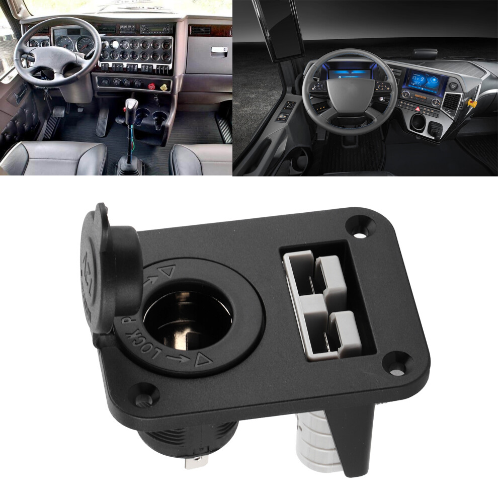 50A Dual Usb Cigarette Lighter Socket Adapter For Marine, Rv, Truck 8051359803844