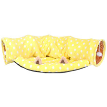 Faltbarer Hase-Tunnel Katzen- Und Kleintierbett Fleece Versteck
