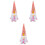 3Stk Valentines Day Einhorn Partyzubehör 3