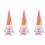 3Stk Valentines Day Einhorn Partyzubehör 4