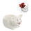 2Pcs Multi-Functional White Ceramic Salad Bowl Ideal for Home and Kids 10