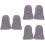 3Paare Universal Babywagenhandschuhe Warm Winddicht Grau 7