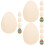 18 Teile Ostern Unfertige Holzscheiben Bastelset 8