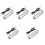5Stk LED Unterwasser Bootslampe Silber & 3
