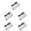 5Stk LED Unterwasser Bootslampe Silber & 6