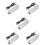 5Stk LED Unterwasser Bootslampe Silber & 8