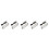 5Stk LED Unterwasser Bootslampe Silber & 9