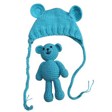 3Stk Baby Strickmütze Fotografie Hut Baby Foto Zubehör
