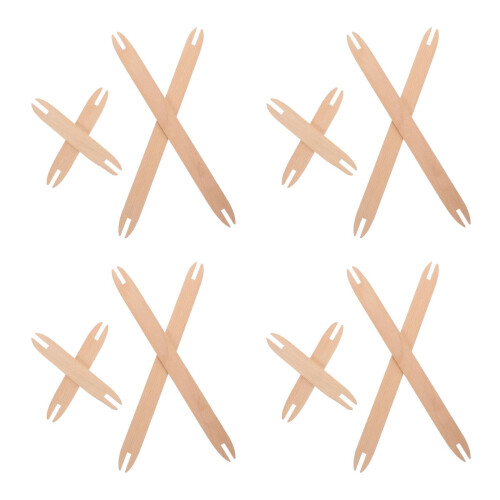 16 Teile Diy Holzspulen Websticker Strickzubehör Für Pullover 2
