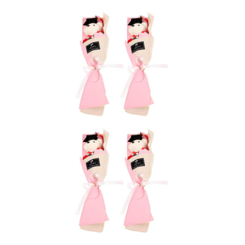4 Abschluss-Bouquet Geschenke Plüschbär Puppe Gastgeschenk 2