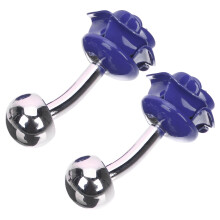 6 Manschettenknöpfe Kreative Rose Für Damen Herren Shirts