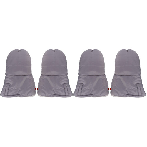 2Paare Babywagen Warm Gefüttert Winddicht Grau Universal 2