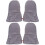 2Paare Babywagen Warm Gefüttert Winddicht Grau Universal 6