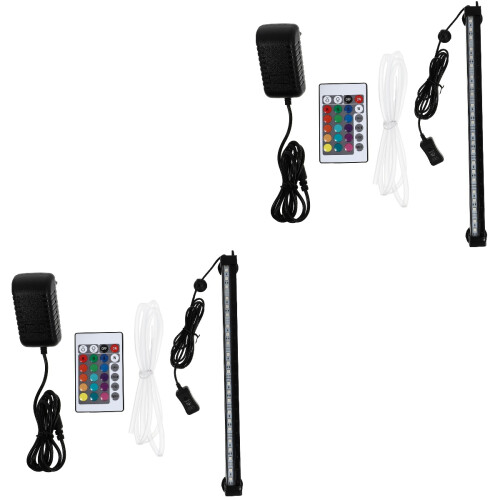 2Stk LED Luftblasen Aquarium Home Fish Tank 2