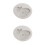 2Stk Weißes Silikon Kuchenform Ei Backhilfe Fondant 5