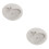 2Stk Weißes Silikon Kuchenform Ei Backhilfe Fondant 6