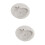 2Stk Weißes Silikon Kuchenform Ei Backhilfe Fondant 7