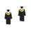 2 Sets Graduatie Met Hoed En Kwast 6