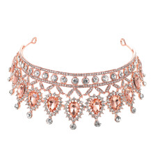 2Stk Glänzende Tiara Braut Kopfschmuck Für Damen