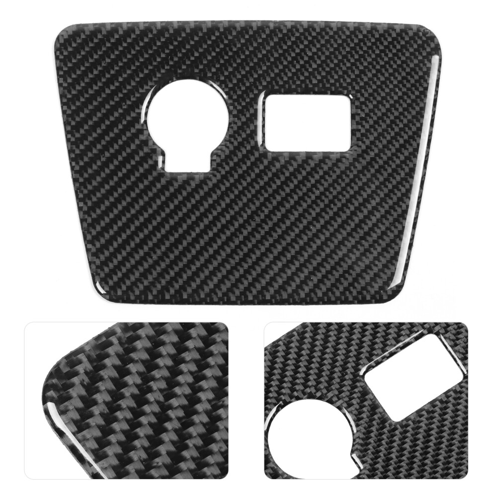Carbon Fiber Cigarette Lighter Panel Cover Sticker For Prius 2012-2015 Rhd 8741359804971
