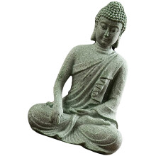3Stk Fischbecken Buddha Statue Aquarium Skulptur