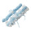 2Stk Blaues Strumpfband Elastisch Hochzeit Party Gürtel 9