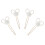 2 Pairs Ballen Haaraccessoire Hanfu Haarstuk 5