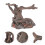 2 Aquariumschmuck Mikro Landschaft Harzdeko 7