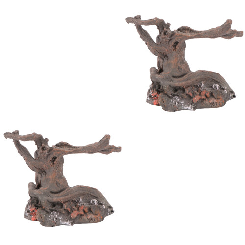 2 Aquariumschmuck Mikro Landschaft Harzdeko 1