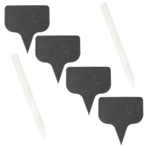 4 Sets Käsemarker Aus Schiefer, Dekorative Cupcake Toppers