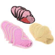 15St Hartvormige Strijkbare Patches Voor Kleding Versiering