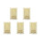 5 Stuks Koperen Amulet Voor Bescherming En 10