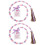 2 Stuks Valentijnsdag Kralen Met Pompom Decor 5