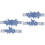 2Paren Zachte Elastische Skyblauwe Trouwceintuur, Perfect Bruiden 4