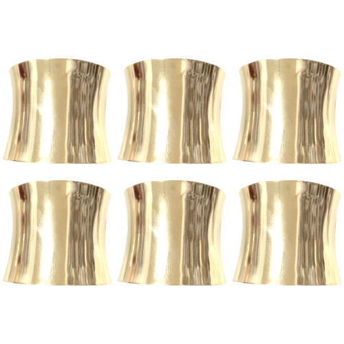 12 Aus Metall Für Abendessen (Gold) 1