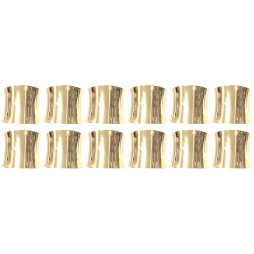 12 Aus Metall Für Abendessen (Gold) 2