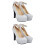 2Paren Comfortabele Zilveren Puntige Mode Dames 5
