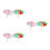 6 Stuks Mini Verstelbare Sunny Rainy Model Accessoire 4