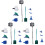 3Stk Glasbecken Set Mit , Forke Und Für Aquarien 2