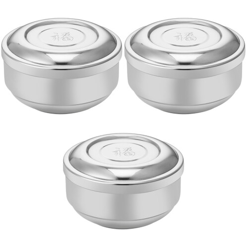 3 Reisschüssel Mit Deckel Doppelschicht 2