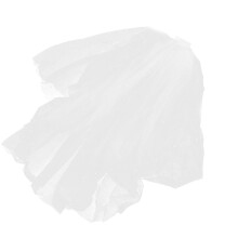 White Schleier Mehrschichtig Kopfschmuck Accessoire