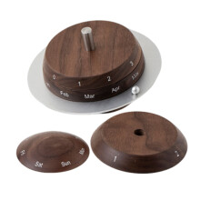 Holz Dauerkalender Für Den Schreibtisch - Manuell