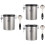 3 Sets Gesloten Met Granen, Luchtdichte Container, 1,8 L 8