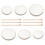 6 Stuks Handtrommel Set Muzikaal Educatief Slaginstrument 1