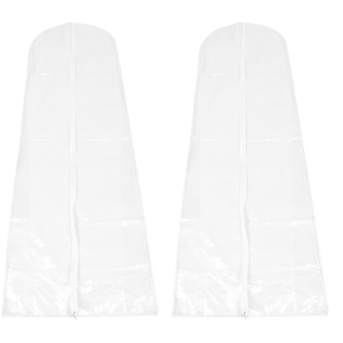 2Stk Kleiderschutz Transparent Für Kleid 1