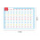 60 Bögen 100- Tagesplan Wandsticker Mit Kalender 2