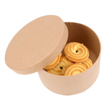 3Sets Keksbox Aus Kraftpapier Khaki, Langlebig, Für Dessert